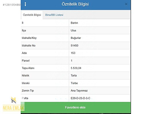 EV -ÇİFTLİK -YATIRIMA UYGUN TEK TAPU KADASTRO YOL CEPHE 5.539m2 - BARTIN ULUS fotoğraf 2