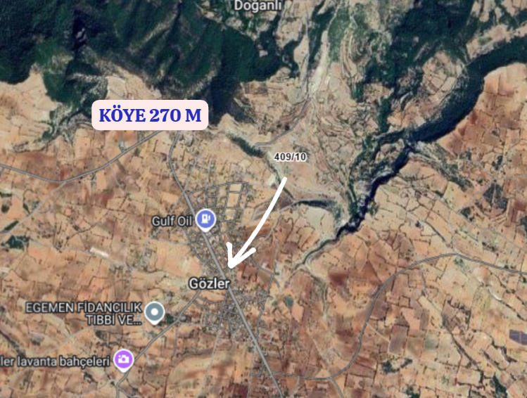 DENİZLİ PAMUKKALE GÖZLER  KÖYÜNDE 285 M² ARSA SATILIKTIR - DENİZLİ PAMUKKALE fotoğraf 5