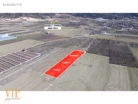 VİP GAYRİMENKUL'den DÜDENKÖY MAH.EN İYİ LOKASYONDA 4.834m² TARLA - ANTALYA ELMALI fotoğraf 6