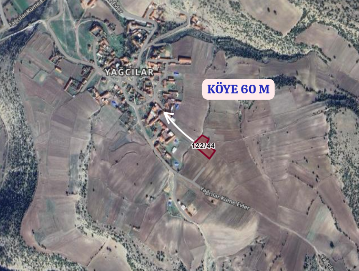 KÜTAHYA ASLANAPA YAĞCILAR  KÖYÜNDE 2.644  M² TARLA  SATILIKTIR - KÜTAHYA ASLANAPA fotoğraf 4