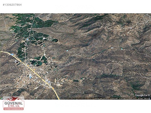 TİRE CAMBAZLIDA TEK TAPULU SATILIK ARAZİ - İZMİR TİRE fotoğraf 11