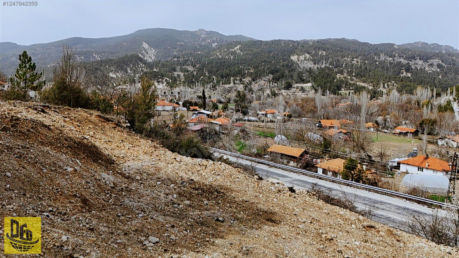 KİRAZLIYAYLA'DA FETHİYE YOLU ÜZERİNDE 764 m² İMARLI ARSA - DENİZLİ ÇAMELİ fotoğraf 5
