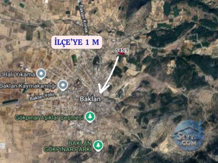 DENİZLİ BAKLAN HÜSAMETTİNDEDE   KÖYÜNDE 5.763  M²   BAĞ  SATILIKTIR - DENİZLİ BAKLAN fotoğraf 5