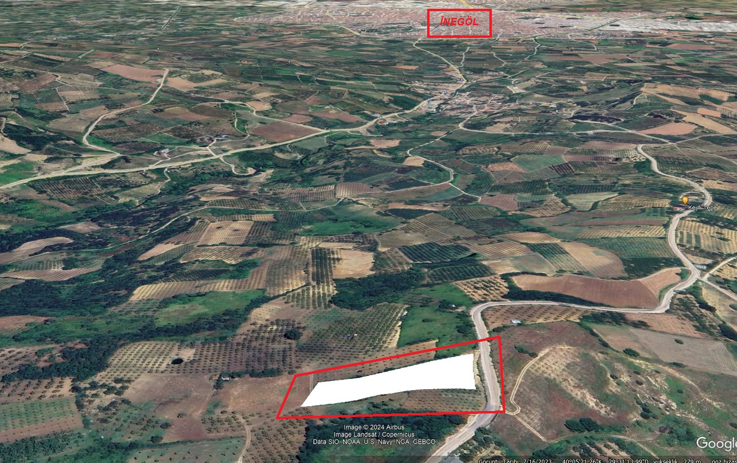 SAHİBİNDEN İSAÖREN ASFALTA SIFIR + PROJELİ + RESMİ İMARLI - BURSA İNEGÖL fotoğraf 18