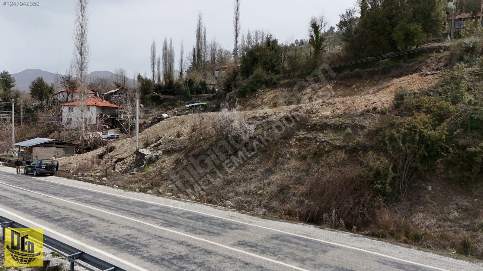 KİRAZLIYAYLA'DA FETHİYE YOLU ÜZERİNDE 764 m² İMARLI ARSA - DENİZLİ ÇAMELİ fotoğraf 7