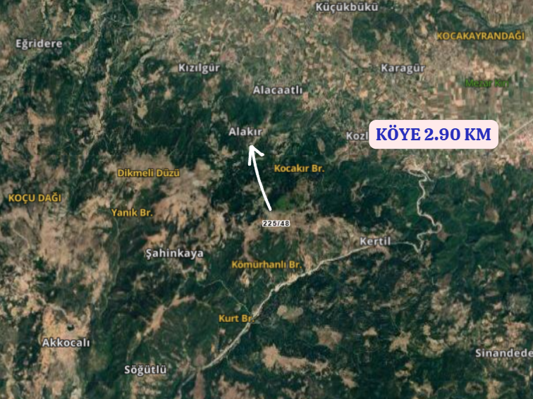 BALIKESİR SINDIRGI ALAKIR KÖYÜNDE 1.900 M² TARLA  SATILIKTIR - BALIKESİR SINDIRGI fotoğraf 5