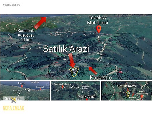 DENİZ SAHİLİNE YAKIN KADASTROYOLA CEPHE TEKTAPU 1.970m2 EV YERİ - GİRESUN PİRAZİZ fotoğraf 9
