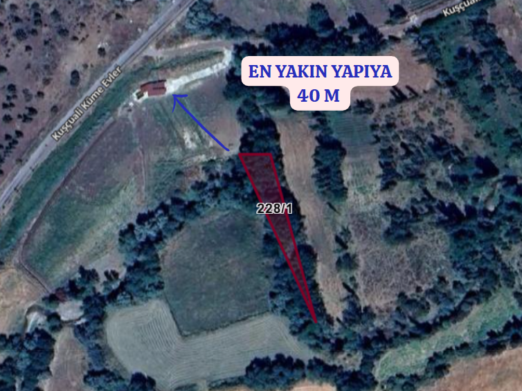 ANKARA ELMADAĞ KUŞÇUALİ KÖYÜNDE 647 M² TARLAMIZ  SATILIKTIR - ANKARA ELMADAĞ fotoğraf 5