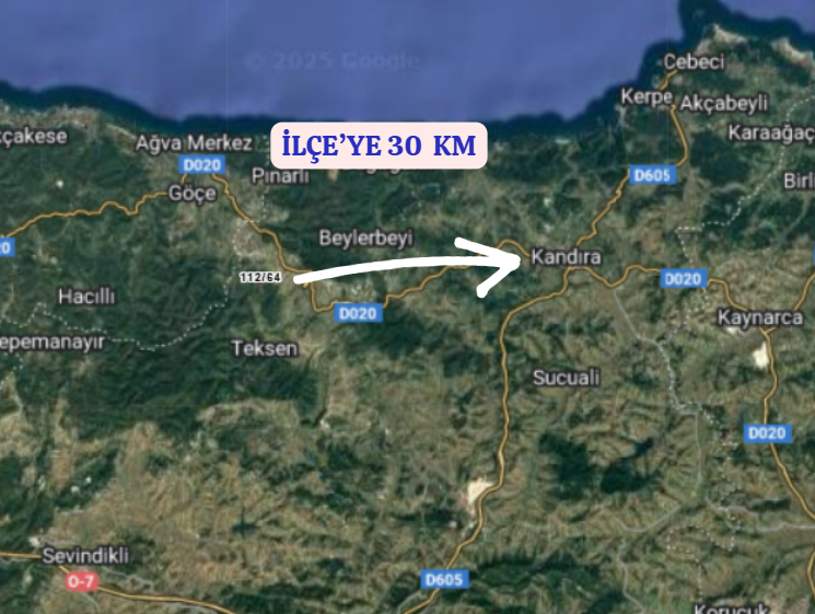 KOCAELİ KANDIRA YAĞCILAR  KÖYÜNDE 2.570 M² TARLA  SATILIKTIR - KOCAELİ KANDIRA fotoğraf 6