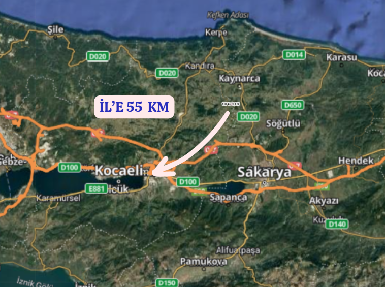 KOCAELİ KANDIRA ALEFLİ KÖYÜNDE 701 M²  FINDIK BAHÇESİ  SATILIKTIR - KOCAELİ KANDIRA fotoğraf 6