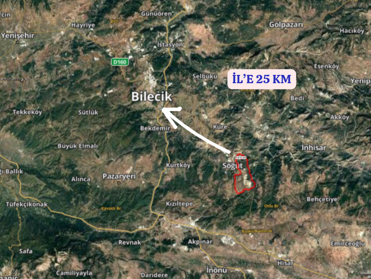 BİLECİK SÖĞÜT SIRHOCA  KÖYÜNDE 1.036  M² BAĞ   SATILIKTIR - BİLECİK SÖĞÜT fotoğraf 6