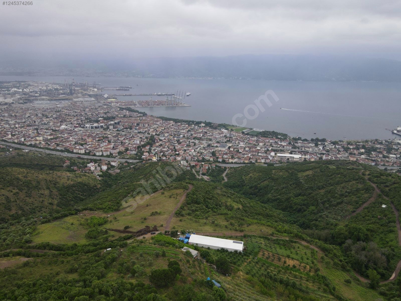 Körfez Yarımca üstü Deniz Manzaralı Tek Tapu Arsa - KOCAELİ KÖRFEZ fotoğraf 5