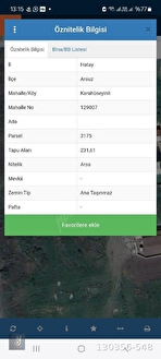 HATAY ARSUZ KARAHÜSEYİNLİ MAH SATILIK İMARLI PARSEL 231 M2 - HATAY ARSUZ fotoğraf 2