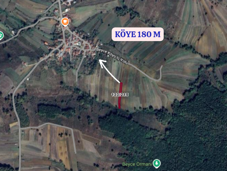 KOCAELİ KANDIRA BEYCE  KÖYÜNDE 806 M²  TARLA  SATILIKTIR - KOCAELİ KANDIRA fotoğraf 4
