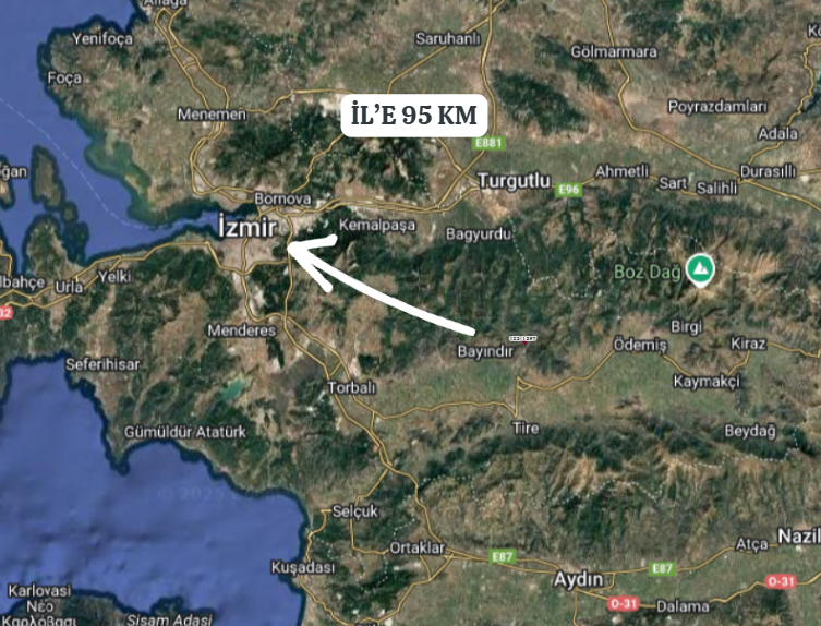 İZMİR BAYINDIR ÇENİKLER  KÖYÜNDE 582  M² ZEYTİNLİK  SATILIKTIR - İZMİR BAYINDIR fotoğraf 6