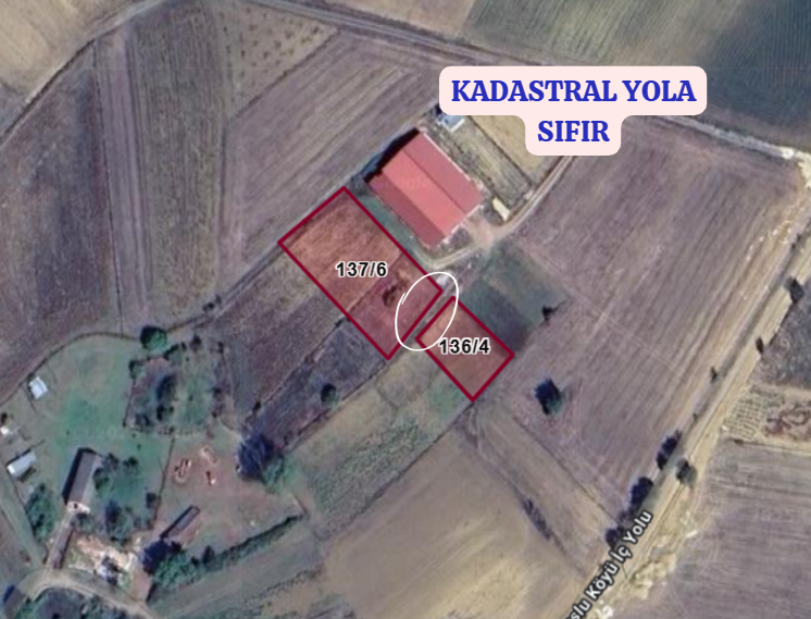 KOCAELİ DERİNCE ÇAVUŞLU   KÖYÜNDE  577   M²  TARLA  SATILIKTIR - KOCAELİ DERİNCE fotoğraf 3