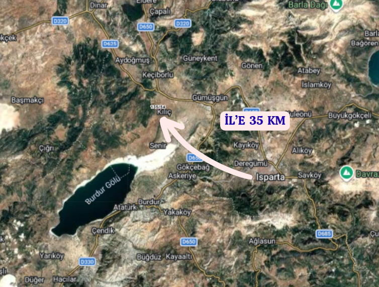 ISPARTA KEÇİBORLU KILIÇ  KÖYÜNDE  3.510  M²  TARLA SATILIKTIR - ISPARTA KEÇİBORLU fotoğraf 6