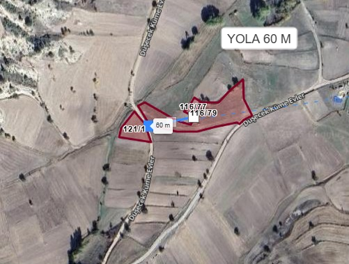 KÜTAHYA EMET DÜŞECEK KÖYÜ’NDE 252 M² TARLA SATILIKTIR - KÜTAHYA EMET fotoğraf 3