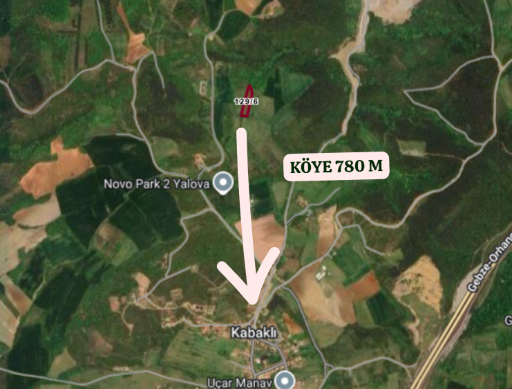 YALOVA ÇİFTLİKKÖY KABAKLI  KÖYÜNDE 2.532  M² TARLA  SATILIKTIR - YALOVA ÇİFTLİKKÖY fotoğraf 5