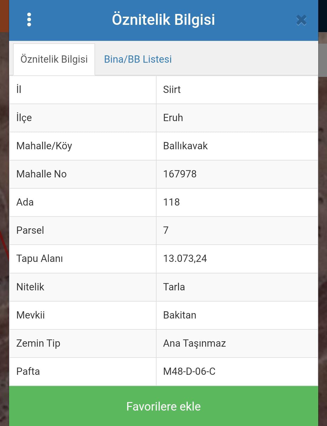 SİİRT ERUH TERTEMİZ ARSA 13.073 M² Siirt / Eruh / Ballıkavak Köyü - SİİRT ERUH fotoğraf 3