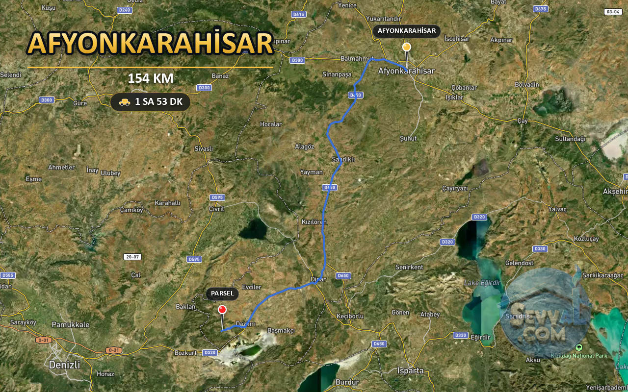 AFYONKARAHİSAR DAZKIRI DARICILAR 2.694 m² SATILIK ARSA - AFYONKARAHİSAR DAZKIRI fotoğraf 4