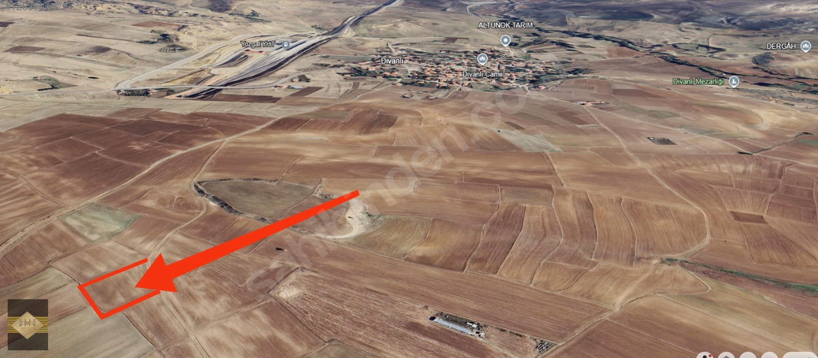 HUZUR YATIRIM'DAN DİVANLIDA SATILIK TARLA - YOZGAT MERKEZ fotoğraf 3