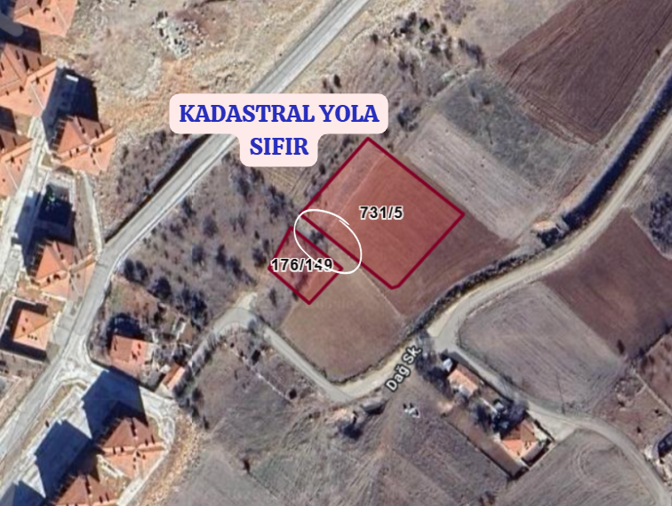 KONYA AKÖREN AĞALAR  KÖYÜNDE 531  M²  ARSA  SATILIKTIR - KONYA AKÖREN fotoğraf 3