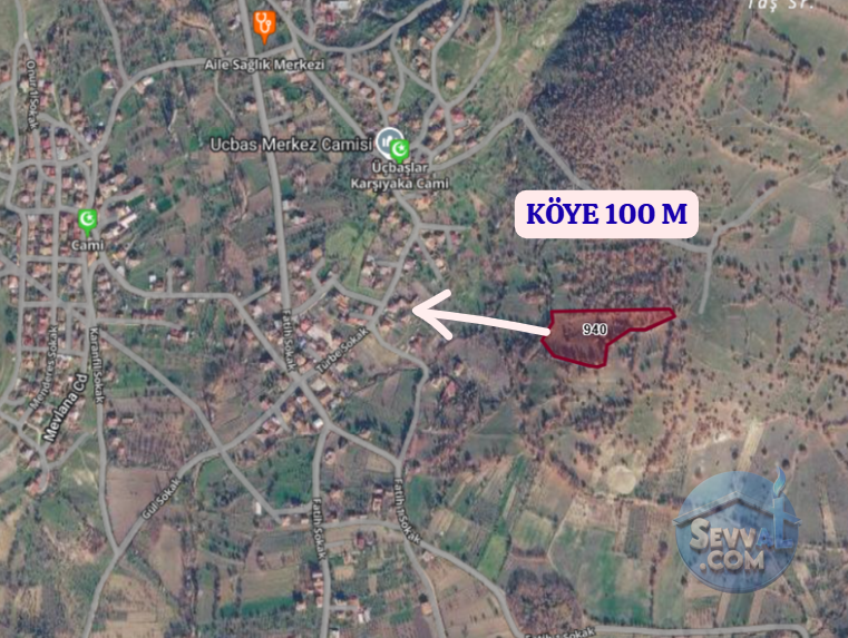 KÜTAHYA ŞAPHANE ÜÇBAŞ  KÖYÜNDE 10.200 M²  TARLA  SATILIKTIR - KÜTAHYA ŞAPHANE fotoğraf 4