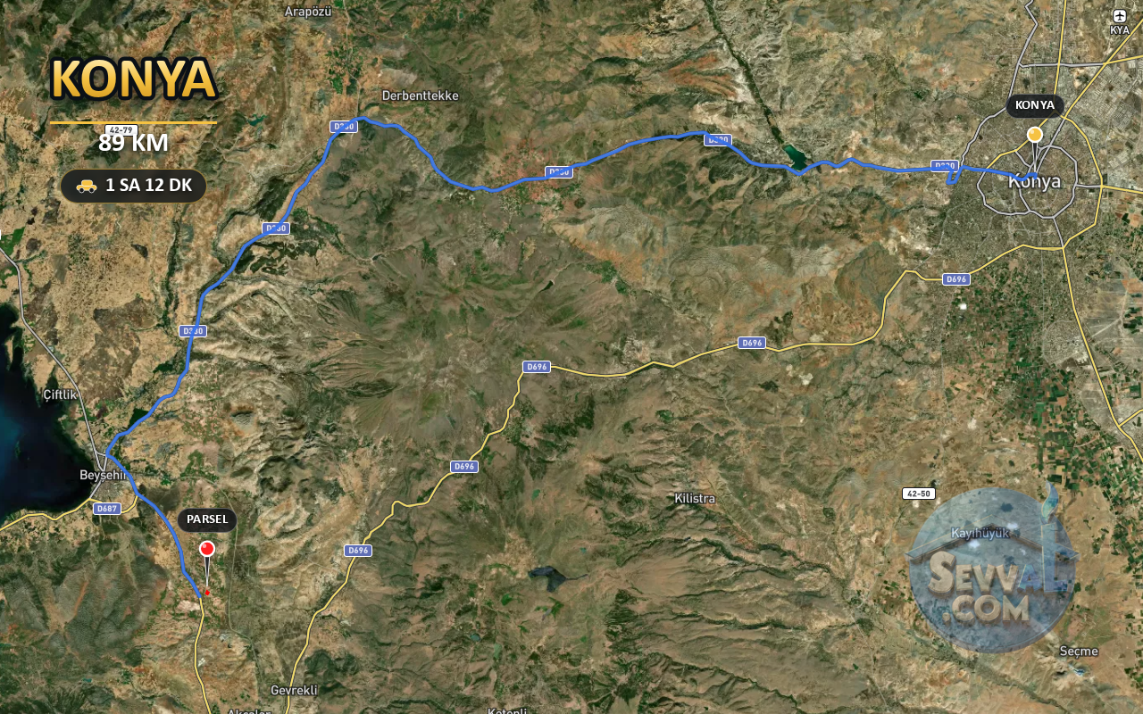 KONYA BEYŞEHİR GÖKÇİMEN 5.963 m² SATILIK ARSA - KONYA BEYŞEHİR fotoğraf 4