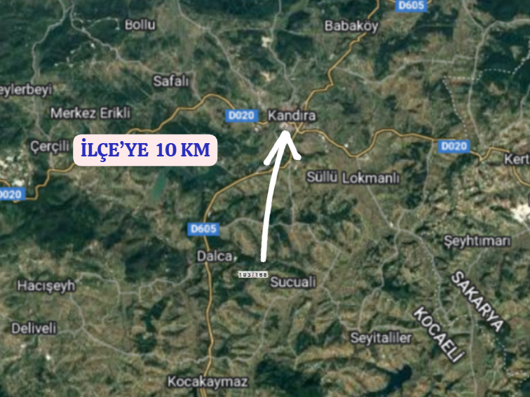 KOCAELİ KANDIRA KIRKARMUT   KÖYÜNDE 5.966 M²  TARLA  SATILIKTIR - KOCAELİ KANDIRA fotoğraf 7