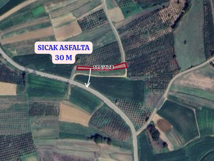 KOCAELİ KANDIRA SÜLLÜ  KÖYÜNDE 794  M² TARLA  SATILIKTIR - KOCAELİ KANDIRA fotoğraf 3
