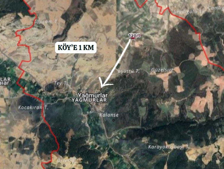 KÜTAHYA GEDİZ YAĞMURLAR'DA 4.301M² TARLAMIZ SATILIKTIR - KÜTAHYA GEDİZ fotoğraf 4