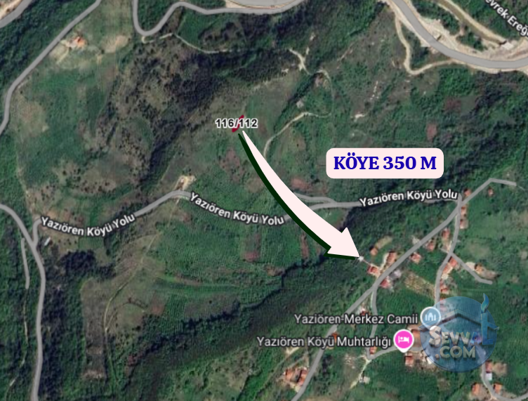 ZONGULDAK EREĞLİ YAZIÖREN  KÖYÜNDE  162 M²  TARLA  SATILIKTIR - ZONGULDAK EREĞLİ fotoğraf 5