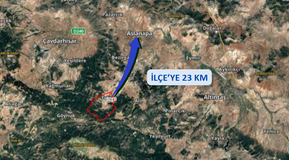 KÜTAHYA ASLANAPA TOKUL KÖYÜNDE 5.354 M² TARLAMIZ SATILIKTIR. - KÜTAHYA ASLANAPA fotoğraf 5