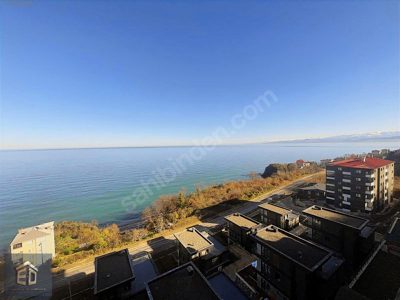 KALECİK'DE BLACKSEA SİTESİNDE SATILIK 3+1 DENİZ MANZARALI DAİRE - TRABZON ARAKLI fotoğraf 15