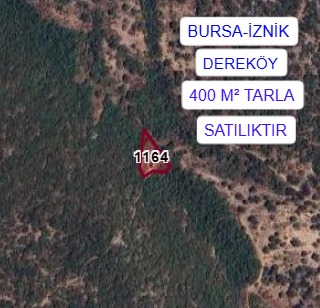 BURSA İZNİK DEREKÖY MAH.400M² TARLA SATILIKTIR - BURSA İZNİK fotoğraf 2