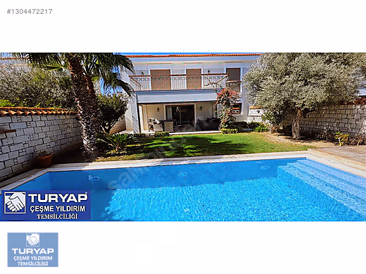 TURYAP ÇEŞME ALAÇATI YILLIK KİRALIK MÜSTAKİL HAVUZLU 7+1 VİLLA - İZMİR ÇEŞME fotoğraf 13