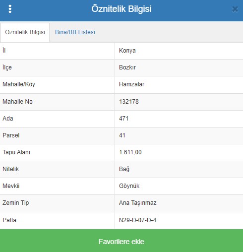 KONYA BOZKIR HAMZALAR KÖYÜNDE 1.611 M2 BAĞ SATILIKTIR. - KONYA BOZKIR fotoğraf 3