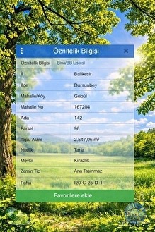 🚨 DURSUNBEY OSB YAKININDA 2.547 M² YATIRIMLIK VERİMLİ TARLA 🚨 - BALIKESİR DURSUNBEY fotoğraf 4
