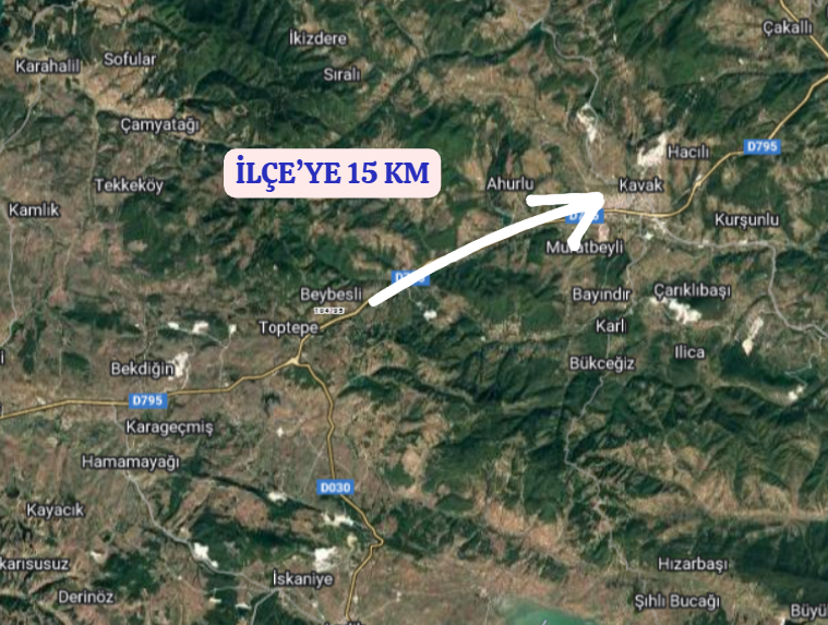 SAMSUN KAVAK BEYBESLİ   KÖYÜNDE 1.800  M² TARLA  SATILIKTIR - SAMSUN KAVAK fotoğraf 5