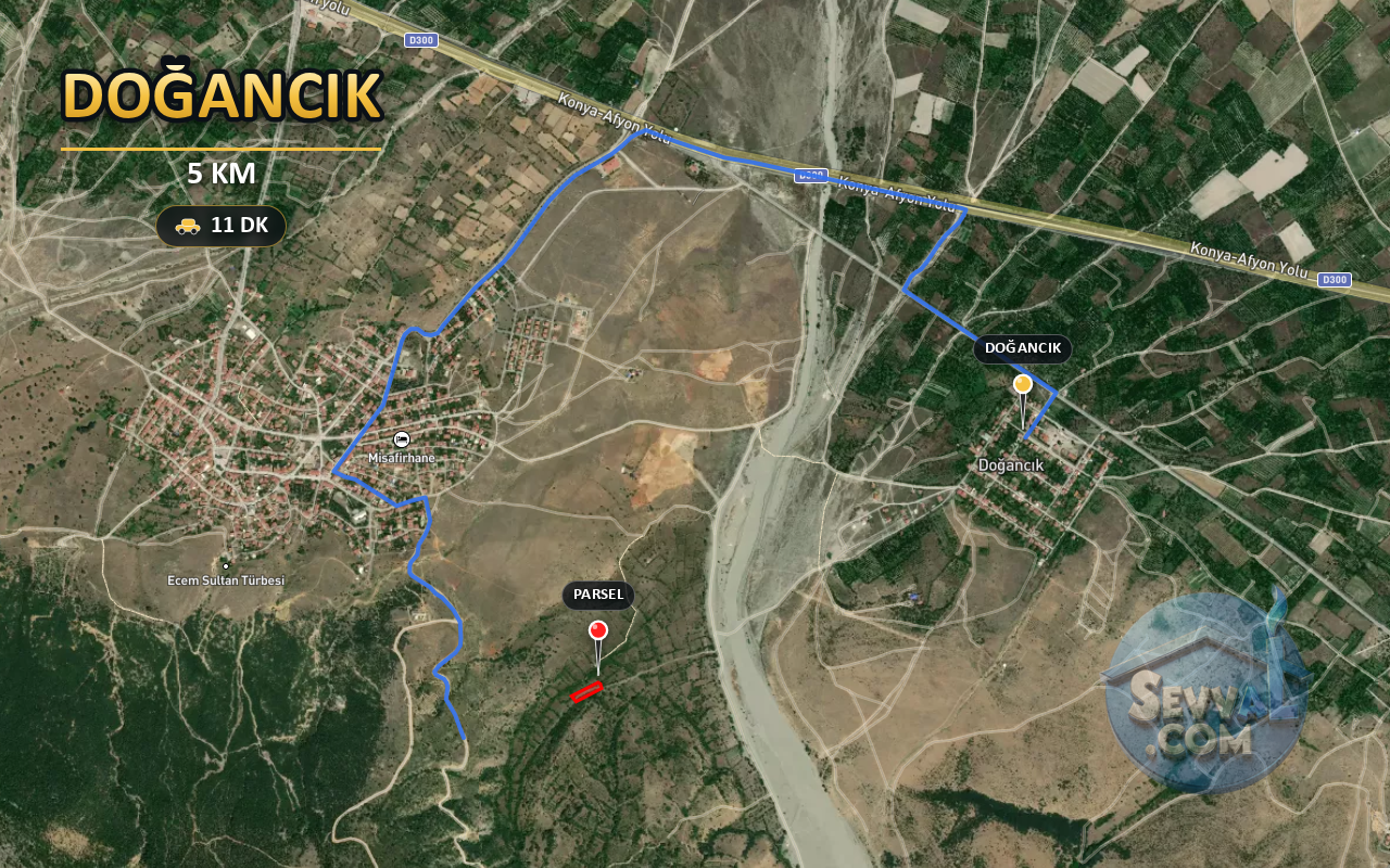 AFYONKARAHİSAR SULTANDAĞI DOĞANCIK 2.220 m² SATILIK ARSA - AFYONKARAHİSAR SULTANDAĞI fotoğraf 6