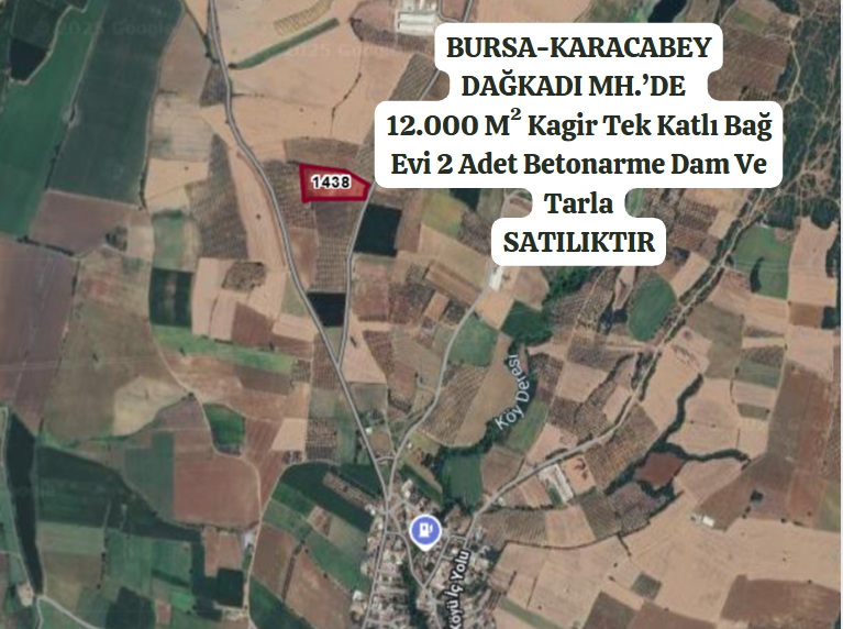 BURSA KARACABEY DAĞKADI MH'DE 12.000  M²  TARLA  SATILIKTIR. - BURSA KARACABEY fotoğraf 2