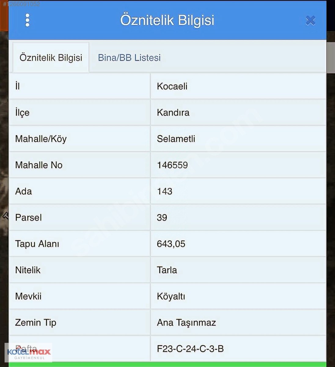 KANDIRA SELAMETLİ YOL KENARI SATILIK TARLA - KOCAELİ KANDIRA fotoğraf 2