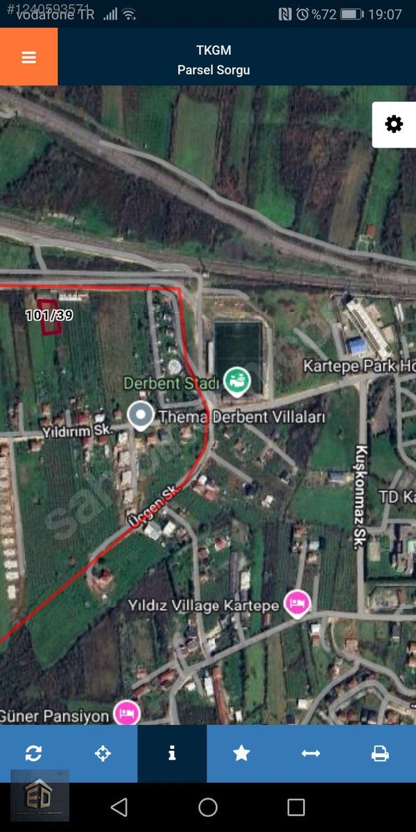KOCAELİ KARTEPE'DE 0/25 VİLLA İMARLI ARSA - KOCAELİ KARTEPE fotoğraf 6