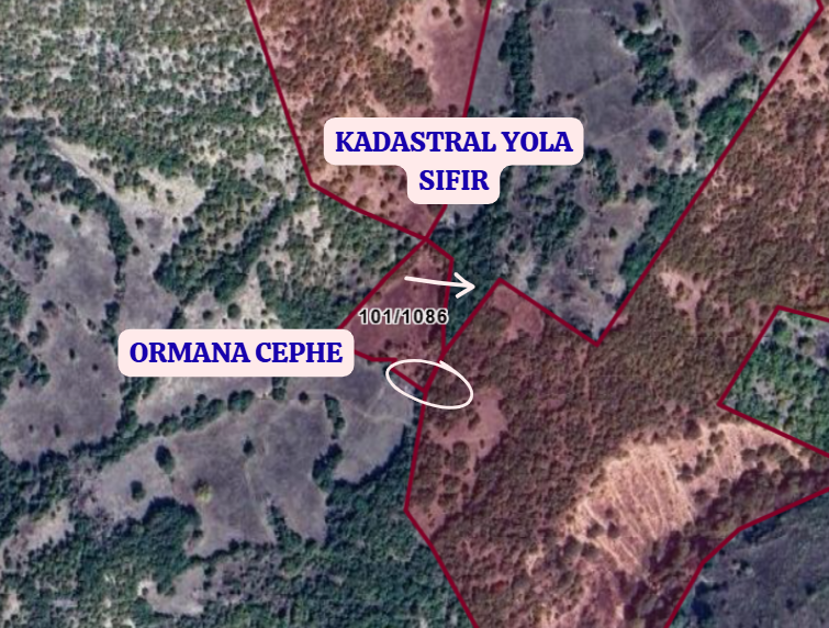 KÜTAHYA DOMANİÇ KARAMANLAR  KÖYÜNDE 3.938 M² TARLA SATILIKTIR - KÜTAHYA DOMANİÇ fotoğraf 3