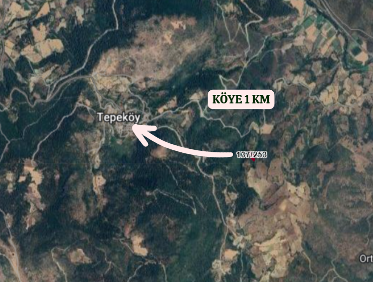 BALIKESİR DURSUNBEY TEPEKÖY   KÖYÜNDE 1.668 M² TARLA  SATILIKTIR - BALIKESİR DURSUNBEY fotoğraf 3
