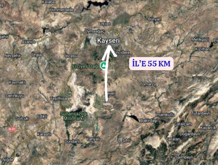 KAYSERİ DEVELİ ZİLE   KÖYÜNDE  1.802  M²  BAĞ  SATILIKTIR - KAYSERİ DEVELİ fotoğraf 6