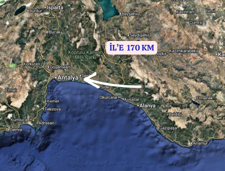 ANTALYA GÜNDOĞMUŞ ORTAKÖY   KÖYÜNDE 1.790  M² TARLA  SATILIKTIR - ANTALYA GÜNDOĞMUŞ fotoğraf 8