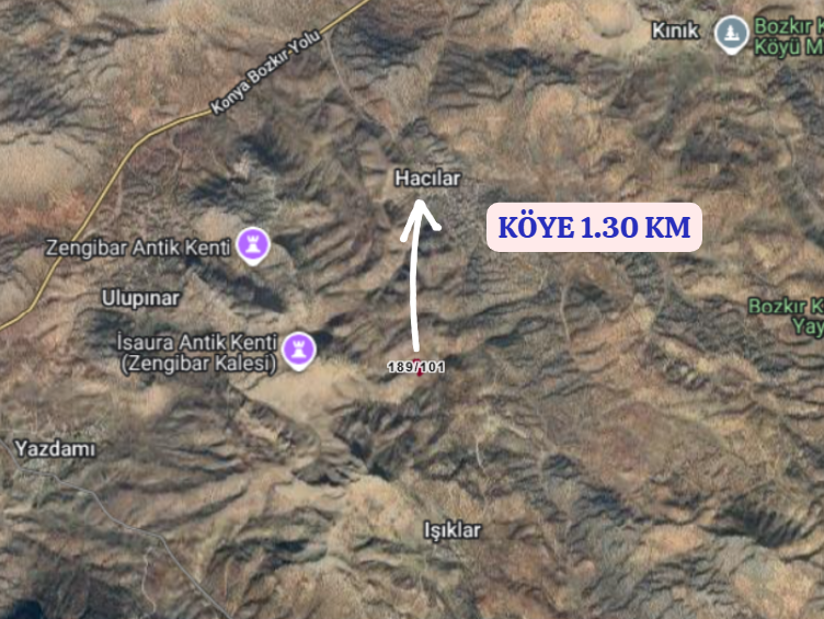   KONYA BOZKIR HACILAR KÖYÜNDE  3.577 M² ELMA BAHÇESİ SATILIKTIR. - KONYA BOZKIR fotoğraf 4