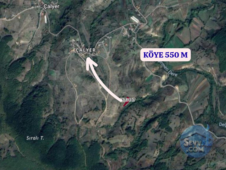 KOCAELİ KANDIRA ÇALYER  KÖYÜNDE 953 M²  TARLA  SATILIKTIR - KOCAELİ KANDIRA fotoğraf 5